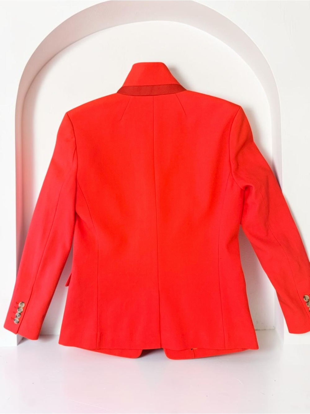 J.Crew Coral Statement Blazer Size 2 | Southern Game Day Chic EUC - Picture 6 of 16